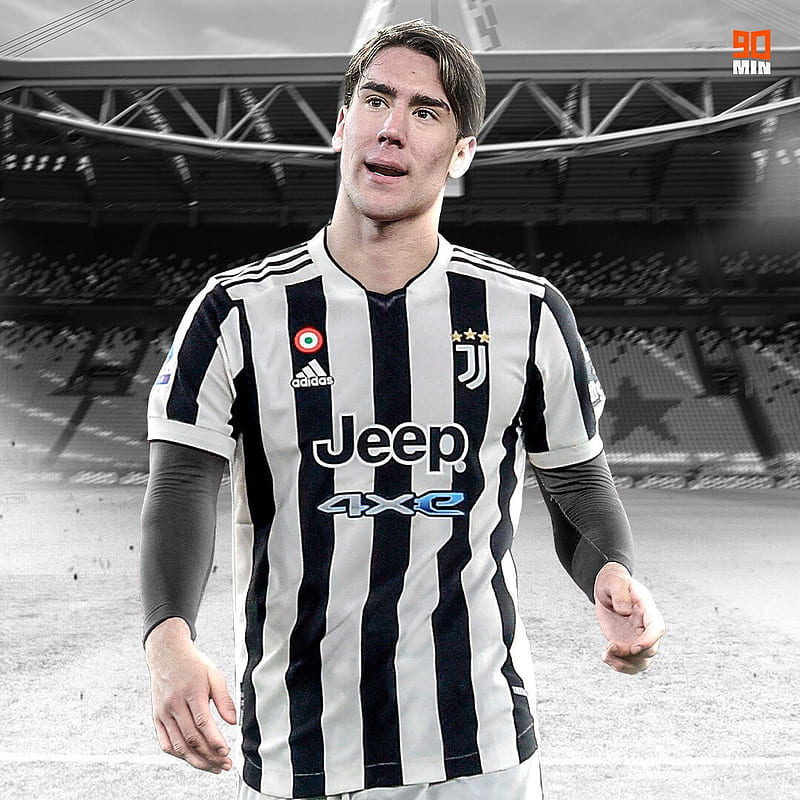 90min - After all the speculation, Dusan Vlahovic is officially a Juve player! â«ï¸âªï¸ / Twitter, HD phone wallpaper